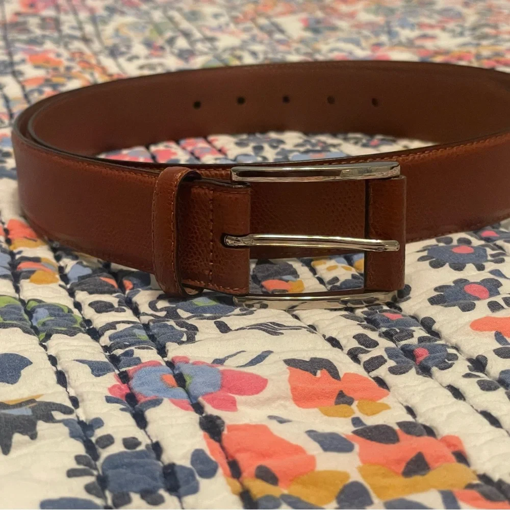 Sz 40 Brooks Brothers Pebble Leather Belt